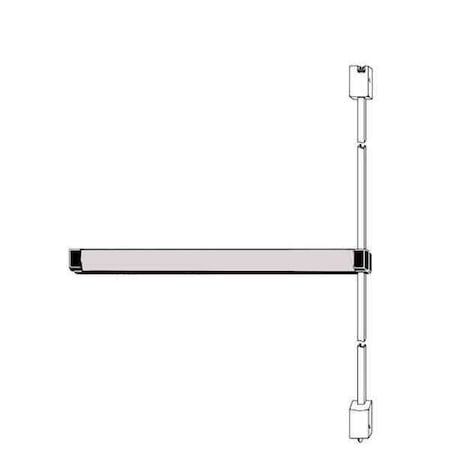 Adams Rite AdamsRite: SVR Exit Device, Narrow Stile Aluminum Doors, 36", Aluminum ADR-8211-36